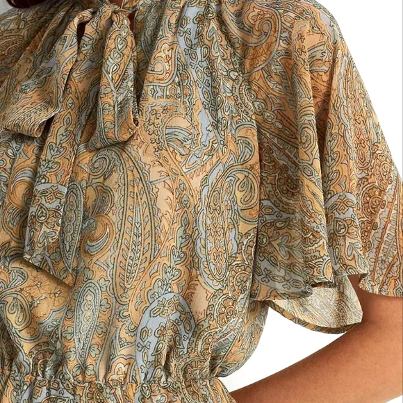 Ralph Lauren Paisley Dres. ptp 21" Retail$137 - Picture 2 of 5